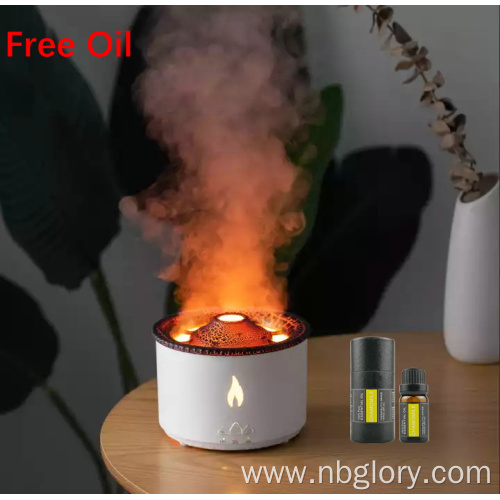 3D flame diffuser Volcanic Fire Essential Oil Diffuser